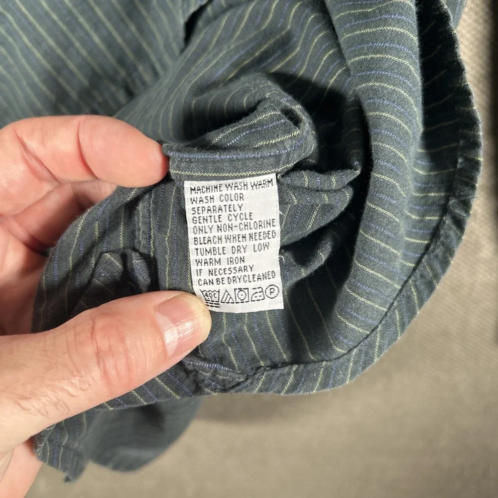 Tommy Bahama Long Sleeve Shirt Mens 2XL Button Up Green